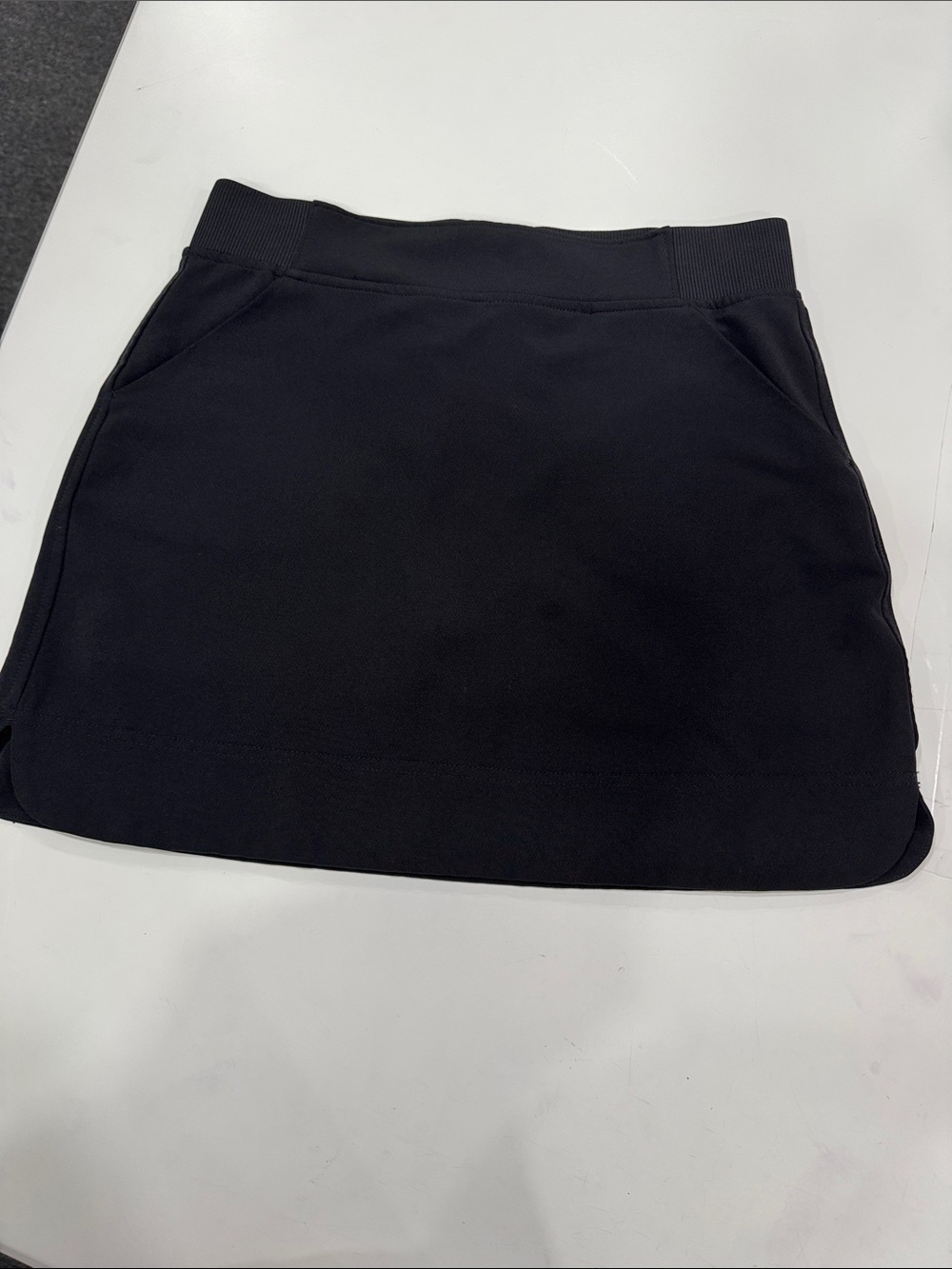 32 Degrees Black Pull-On Skort with Side Pockets